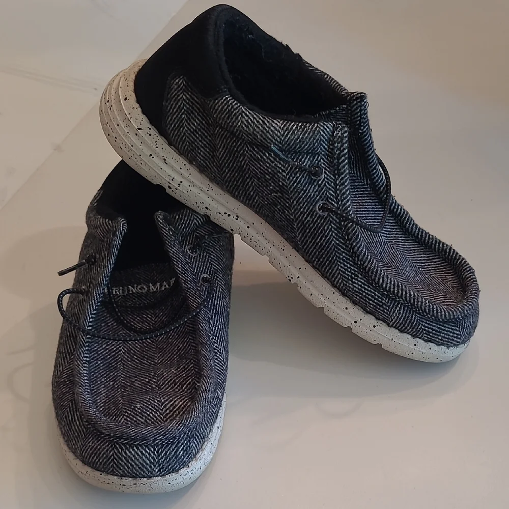 Bruno Marc Slip/ Slide On Fur Casual Loafer Unisex Knit Boat Shoe Canvas Sneaker